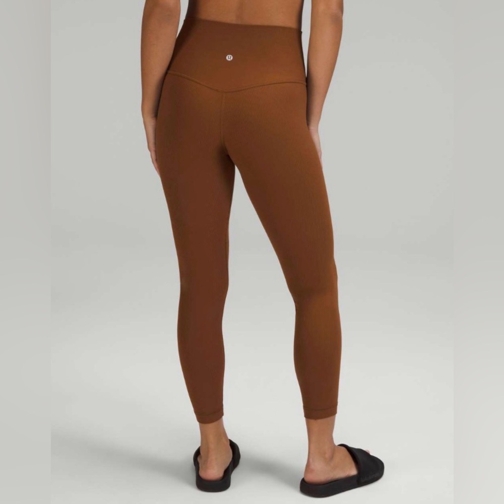 Lululemon Align Ribbed High-Rise Pant 25” Java - Picture 11 of 16